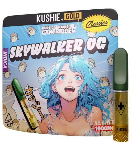 Kushie Gold 1G Vape Cartridge Skywalker OG